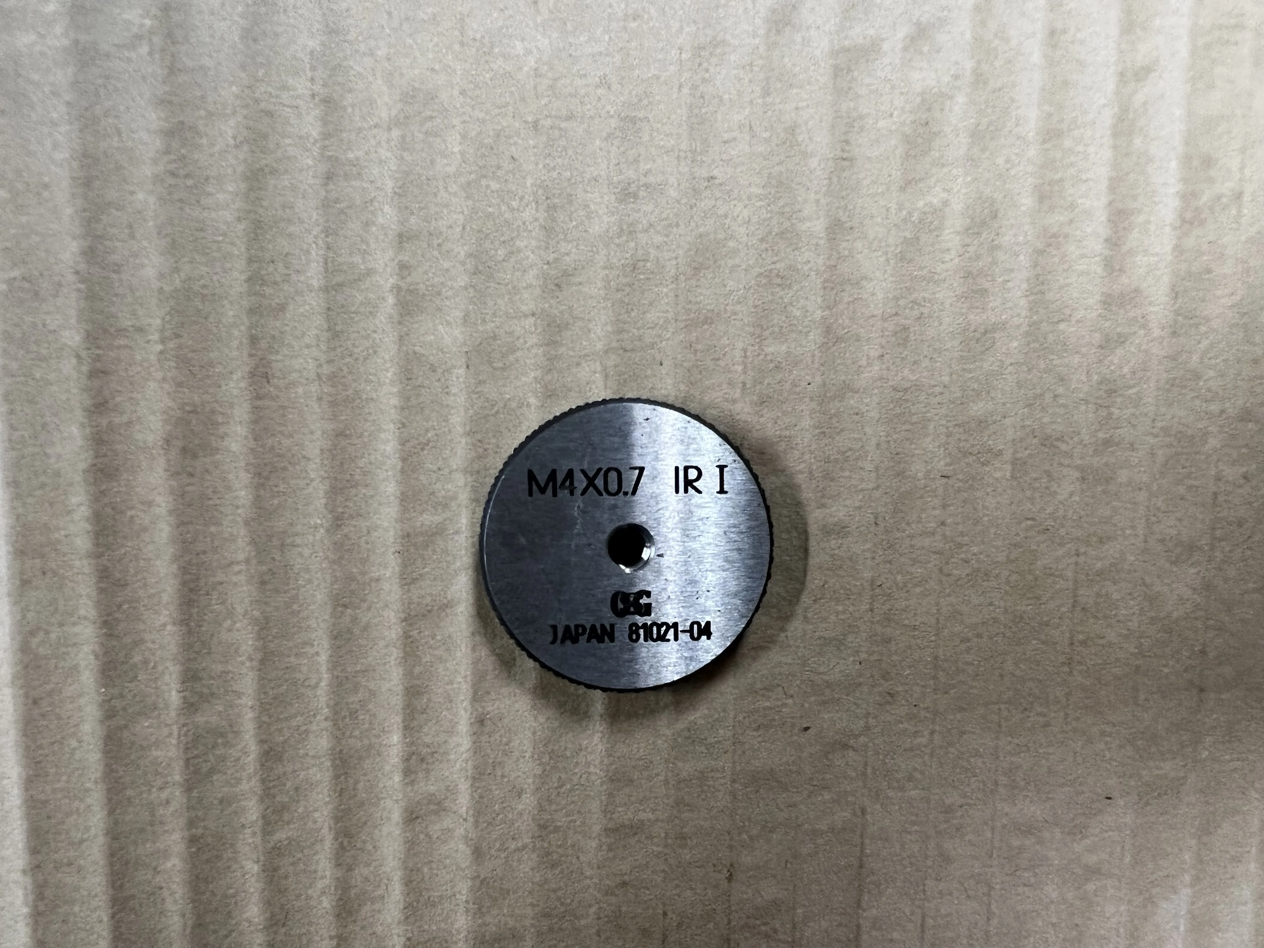 OSG/オーエスジー リングゲージ M4x0.7 IRI / OSG Ring Gauge M4x0.7 IRI TX220356