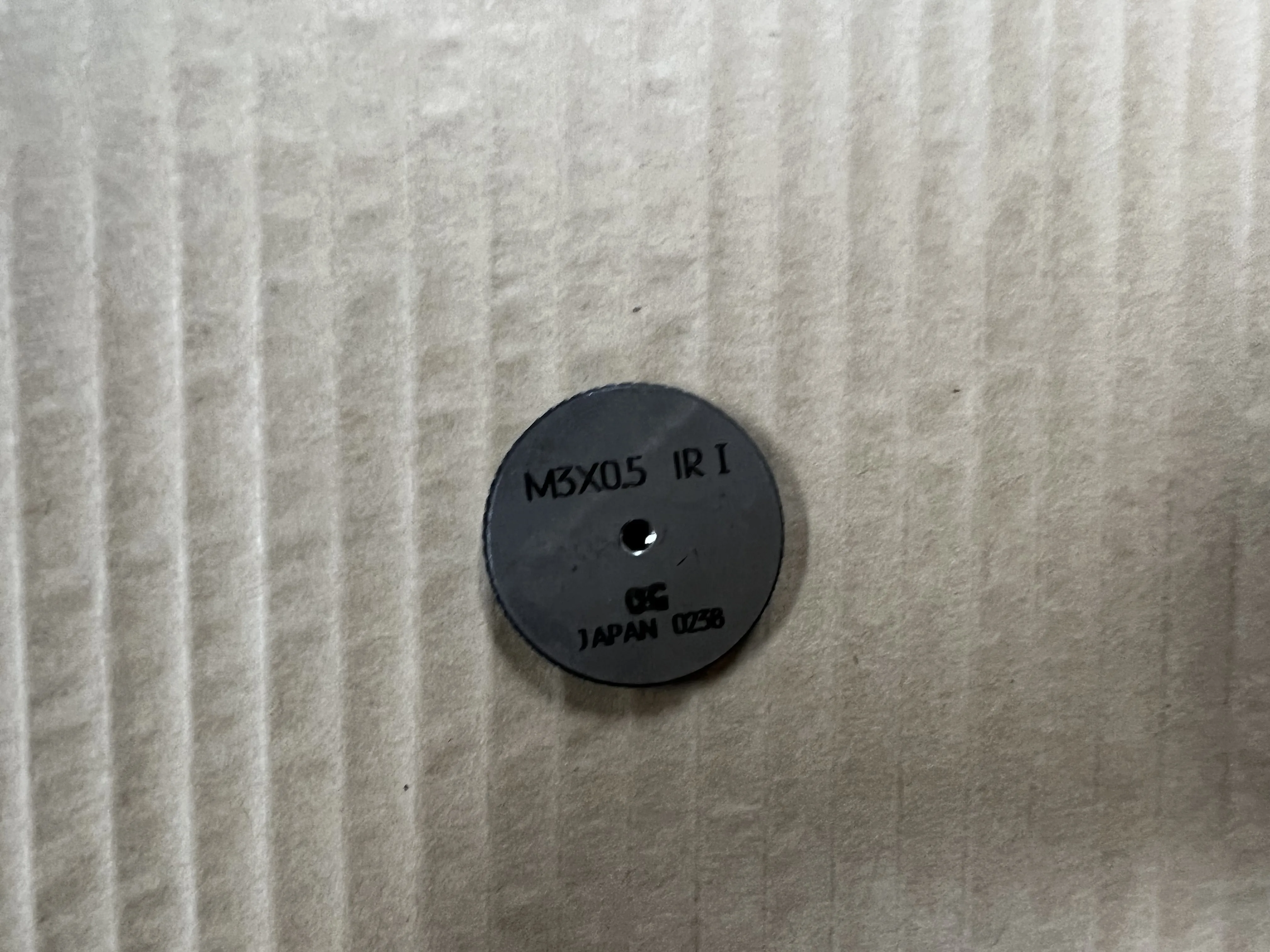 OSG/オーエスジー リングゲージ M3x0.5 IRI / OSG Ring Gauge M3x0.5 IRI TX220357