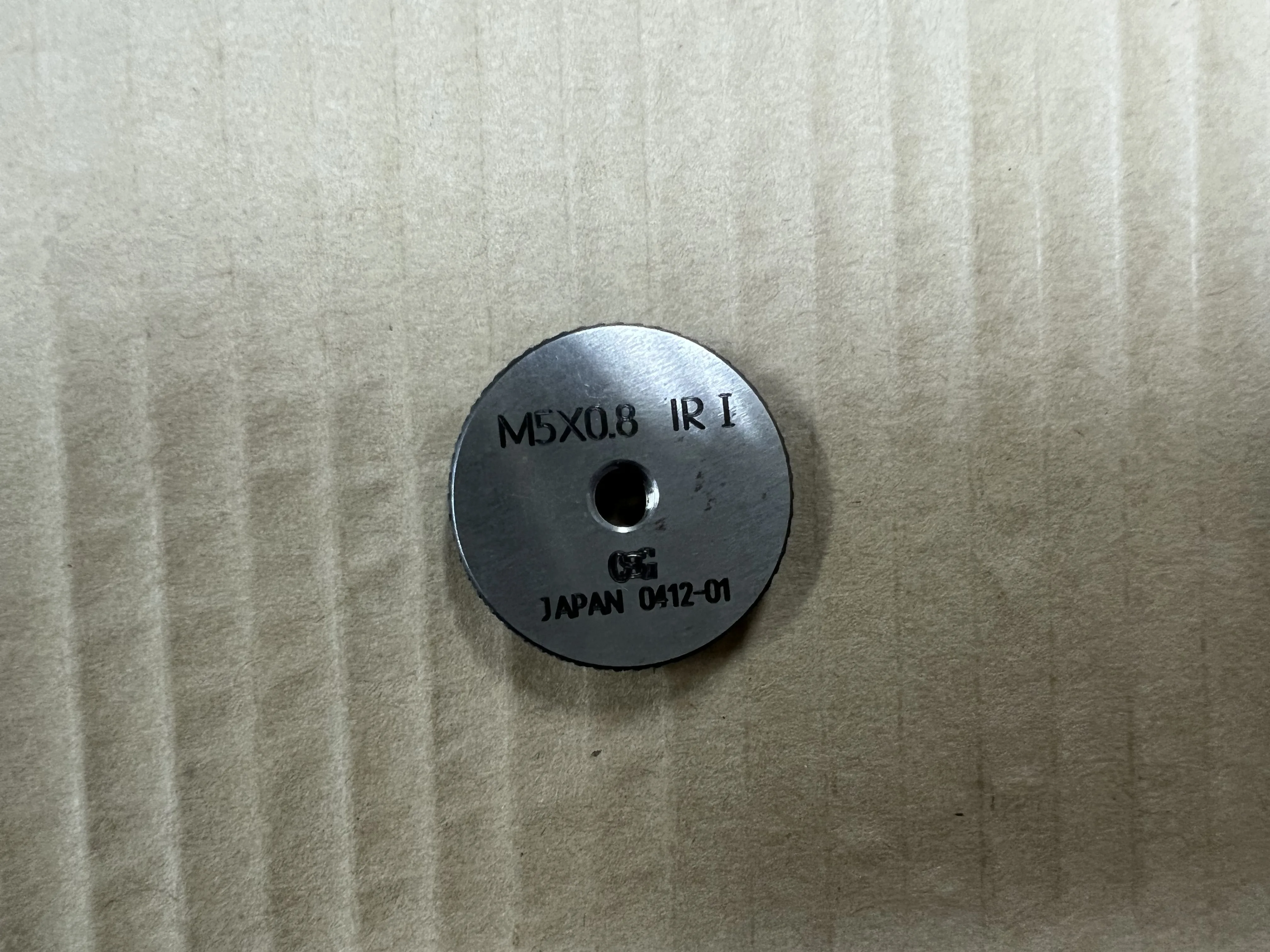 OSG/オーエスジー リングゲージ M5x0.8 IRI / OSG Ring Gauge M5x0.8 IRI TX220362