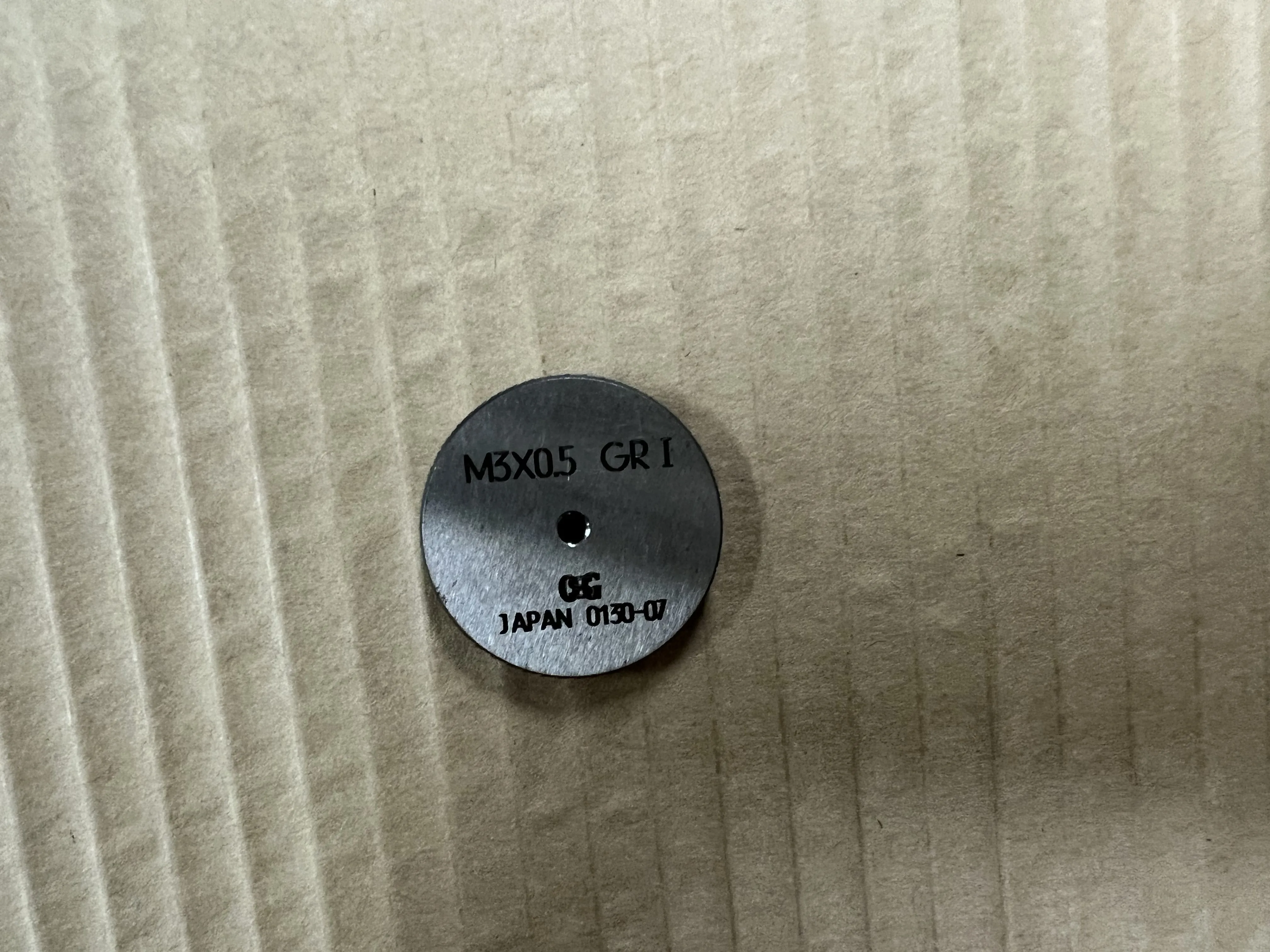OSG/オーエスジー リングゲージ M3x0.5 GRI / OSG Ring Gauge M3x0.5 GRI TX220364