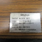 ミツトヨ/三豊製作所 ブロックゲージ BM1-103-1 (516-948) / MITUTOYO Gauge Block BM1-103-1 (516-948) TX220383