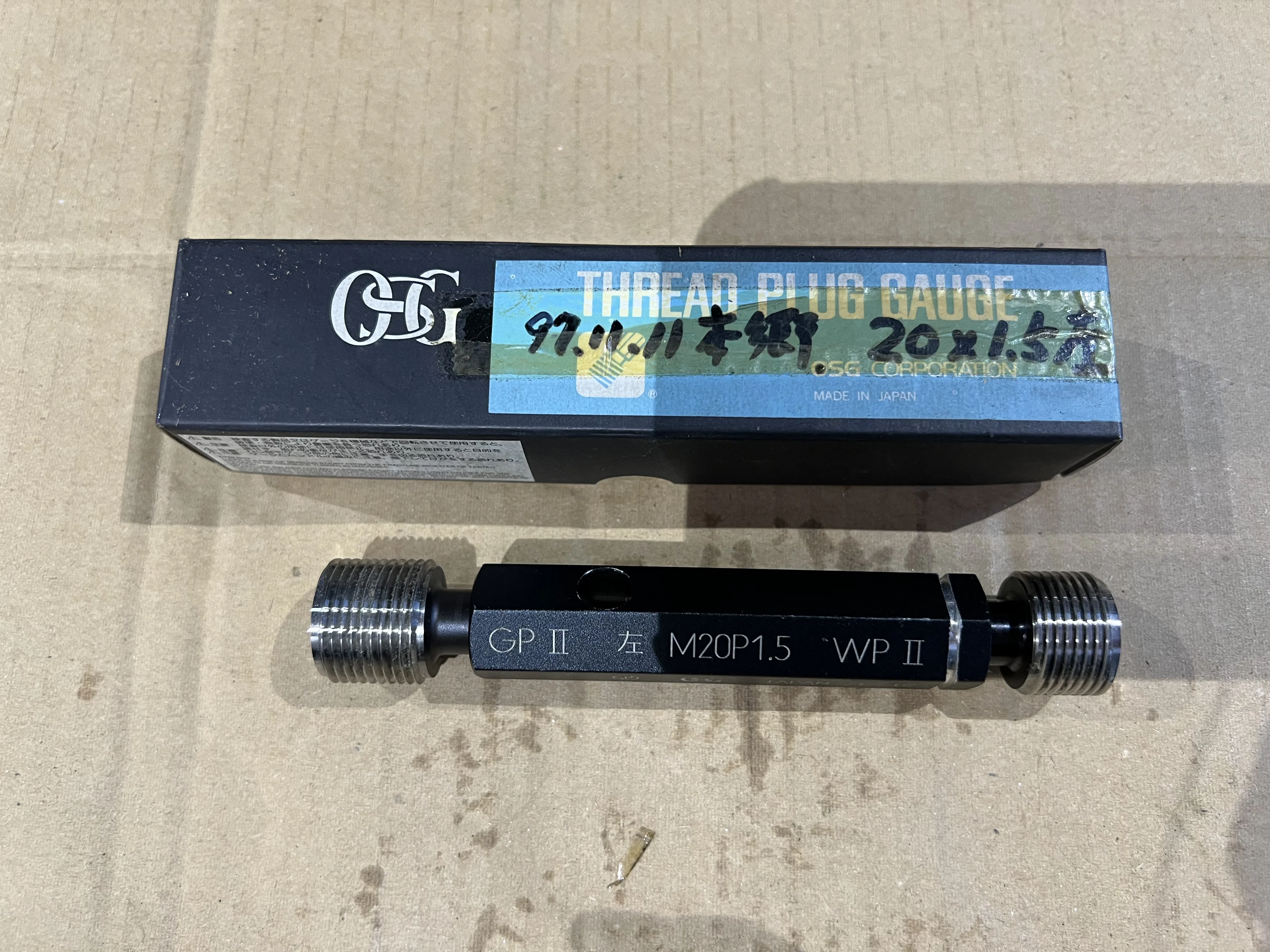 OSG/オーエスジー ネジプラグゲージ (左)M20P1.5 GPWPII / OSG Thread Plug Gauge (左)M20P1.5 GPWPII TX220409