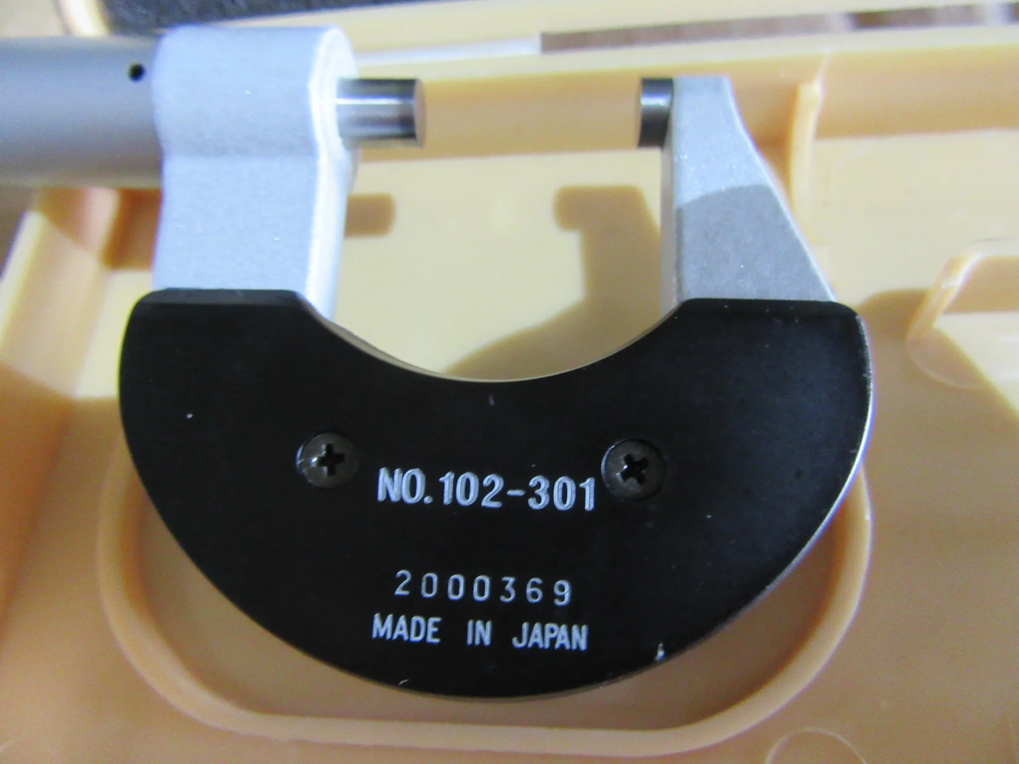 ミツトヨ/三豊製作所 標準外側マイクロメータ 0-25mm (0.01mm) / MITUTOYO Outside Micrometer 0-25mm (0.01mm) TX220428