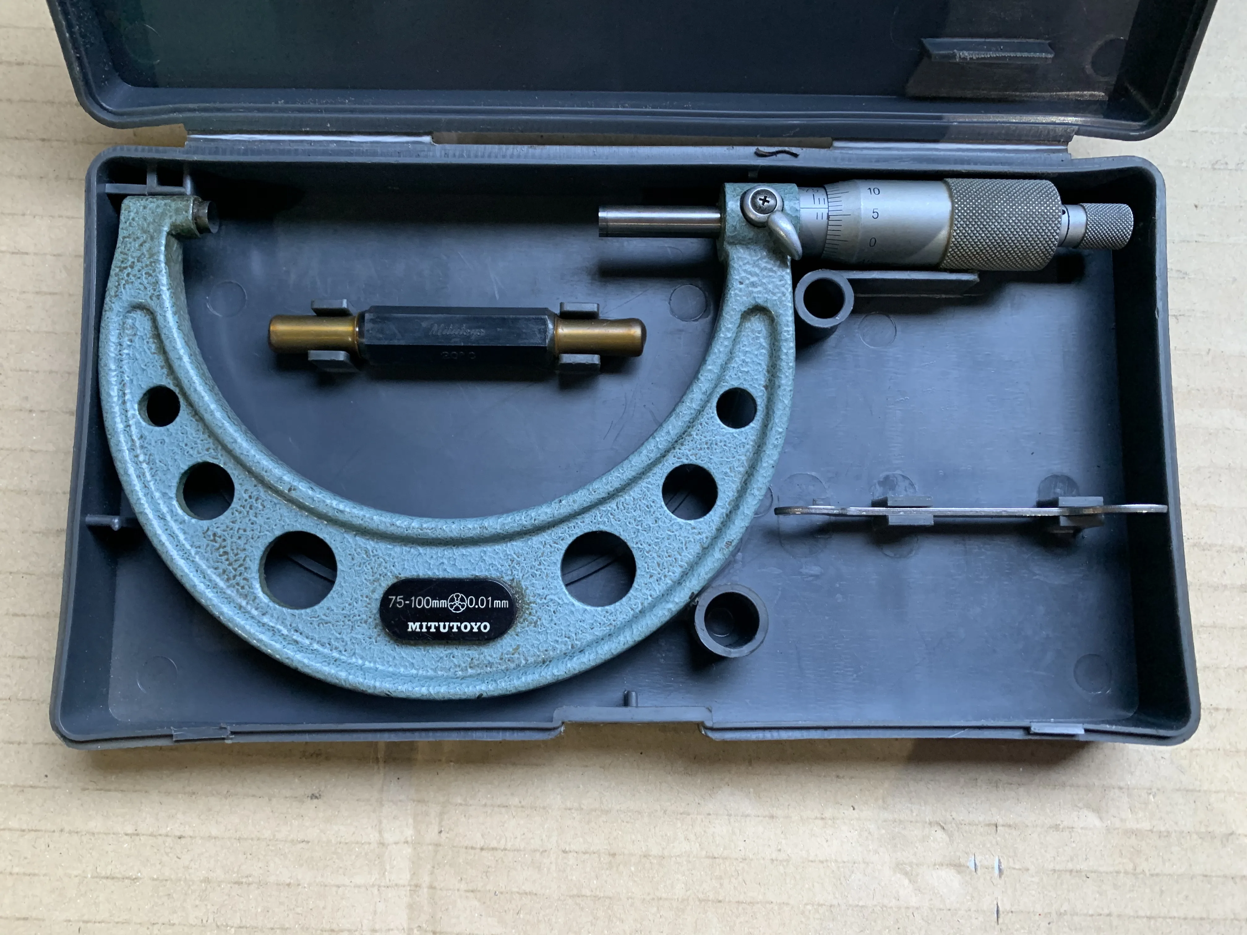 ミツトヨ/三豊製作所 外側マイクロメーター 測定範囲：75-100mm / MITUTOYO Outside Micrometer 測定範囲：75-100mm TX220447