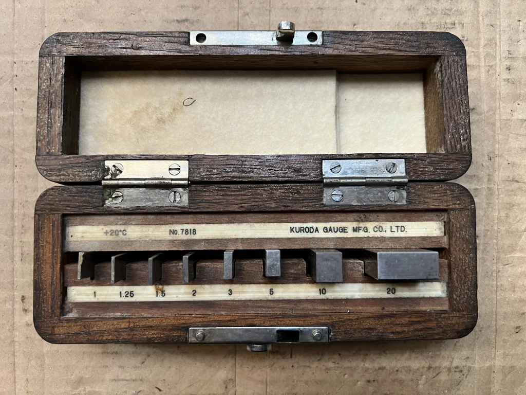 黒田精工 KKS ブロックゲージ 1~20mm / KURODA PRECISION INDUSTRIES Gauge Block 1~20mm TX220456