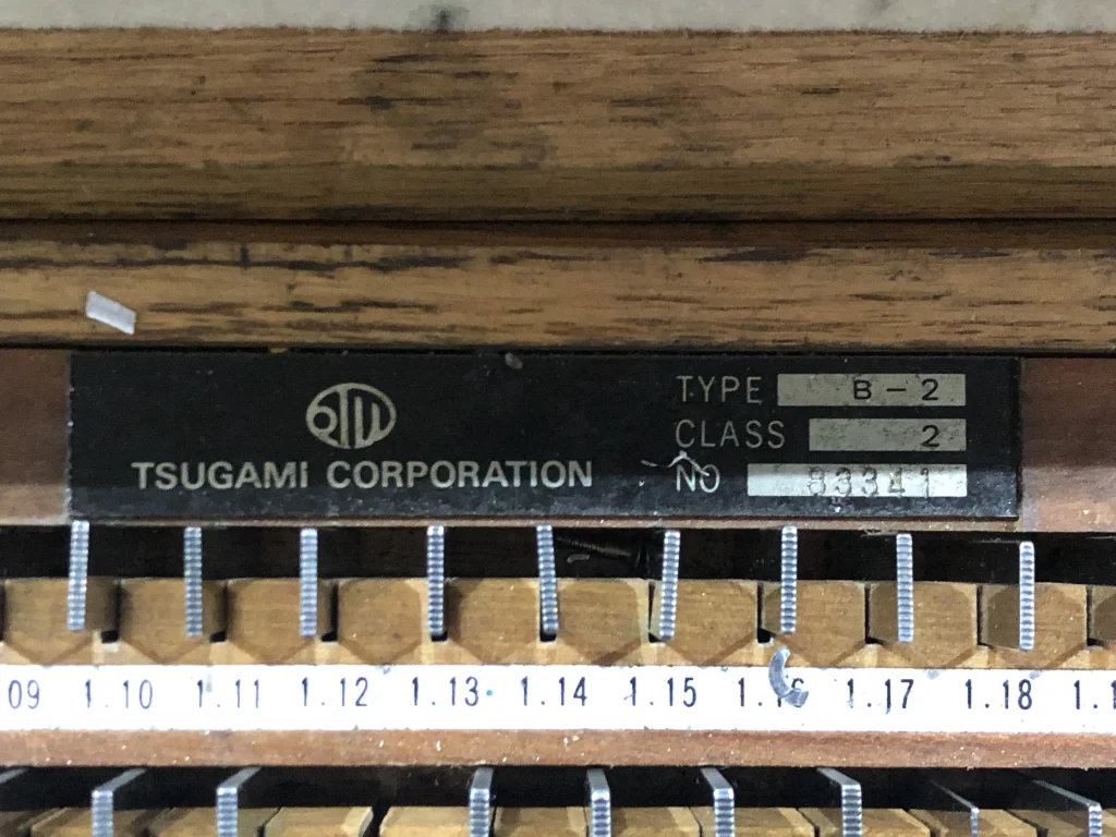 ツガミ/津上 ブロックゲージ TYPE B-2（Class 1） / TSUGAMI CORPORATION Gauge Block TYPE B-2（Class 1） TX220466