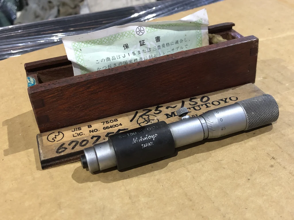 ミツトヨ/三豊製作所 棒形内側マイクロメータ JIS B 7508 / MITUTOYO Tubular Inside Micrometer JIS B 7508 TX220501