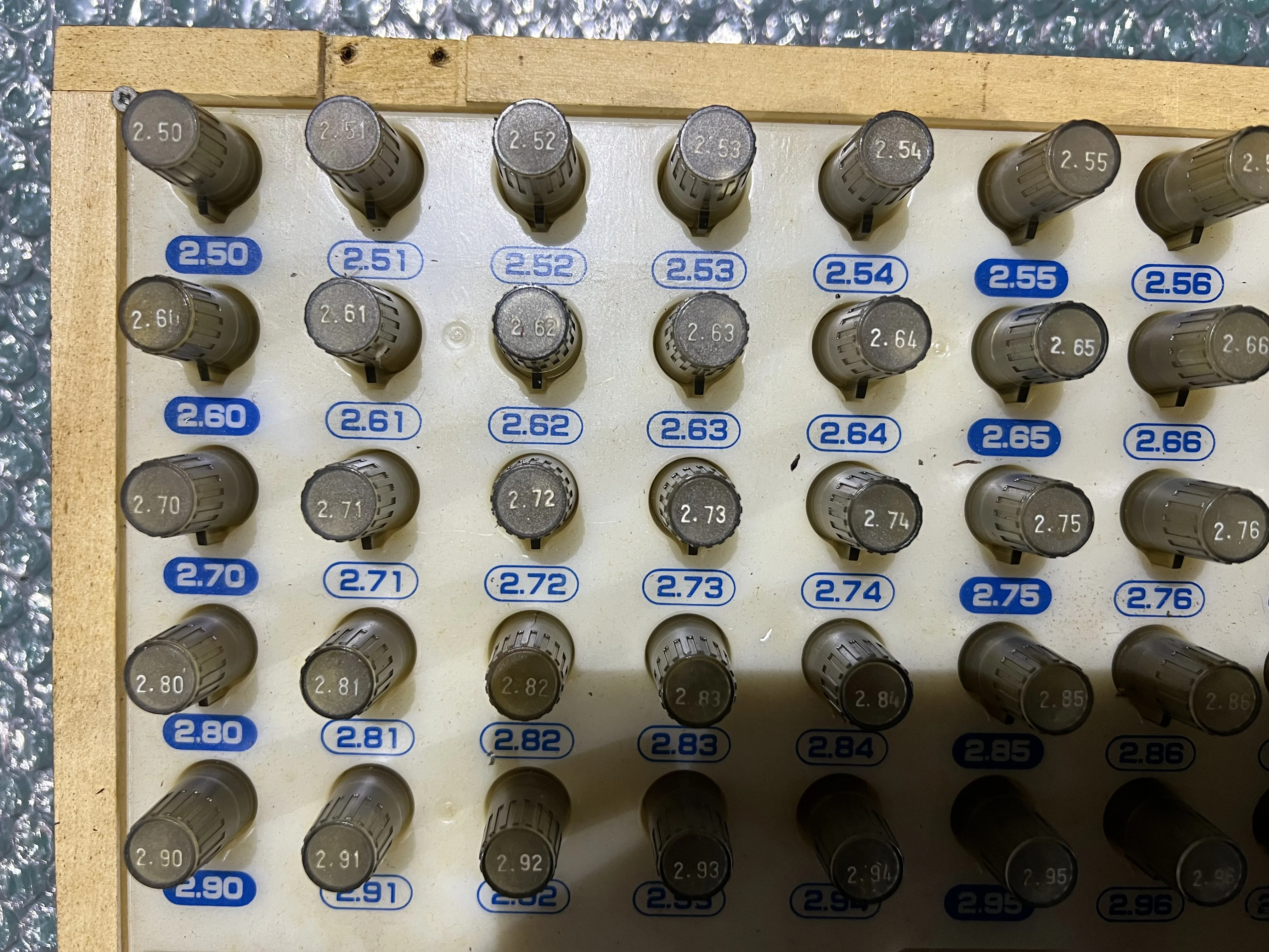 新潟精機 SK ピンゲージセット SP-2B / NIIGATA SEIKI Pin Gauge Set SP-2B TX230001