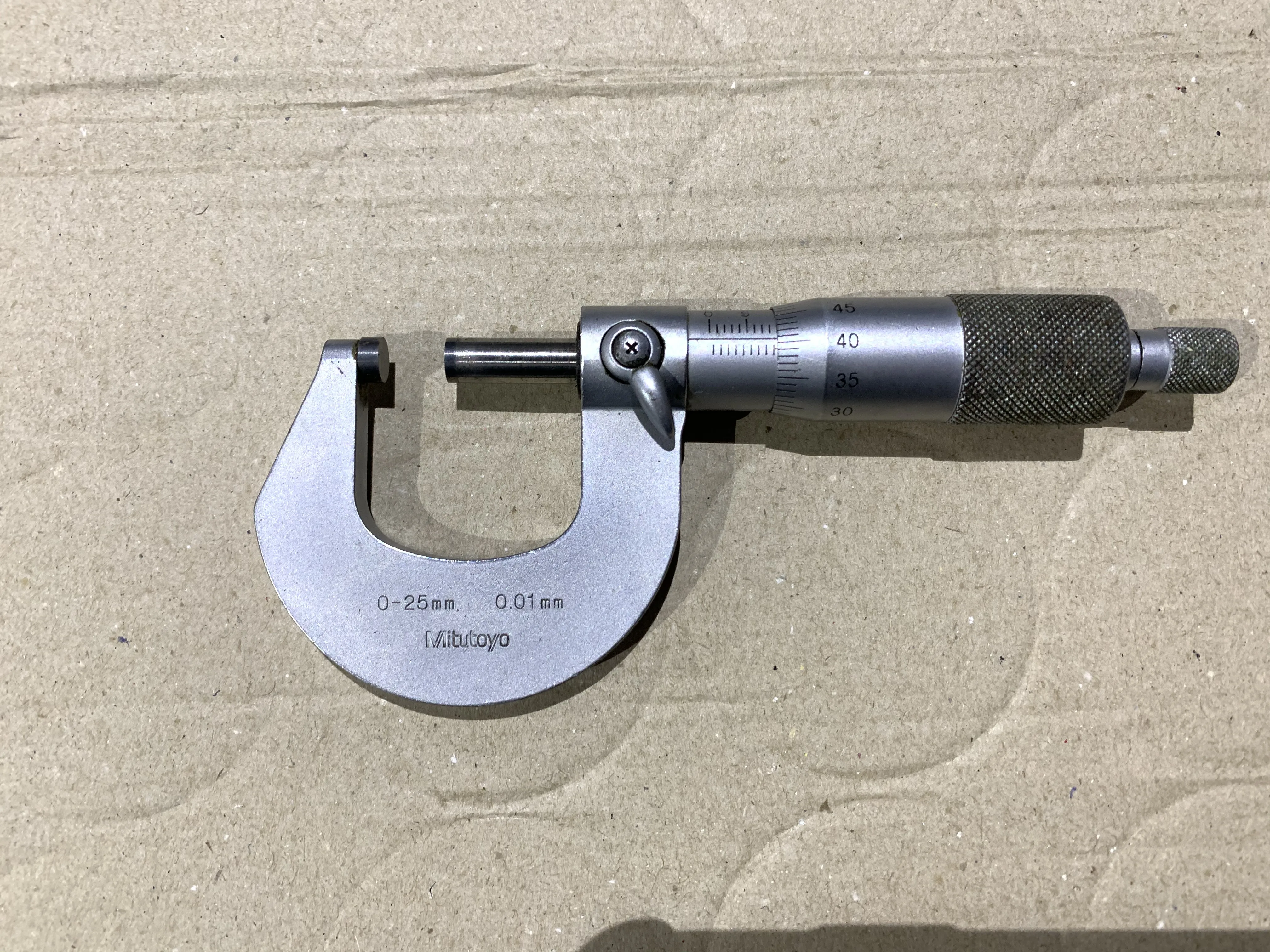 ミツトヨ/三豊製作所 外側マイクロメーター 0-25mm (0.01mm) / MITUTOYO Outside Micrometer 0-25mm (0.01mm) TX230033