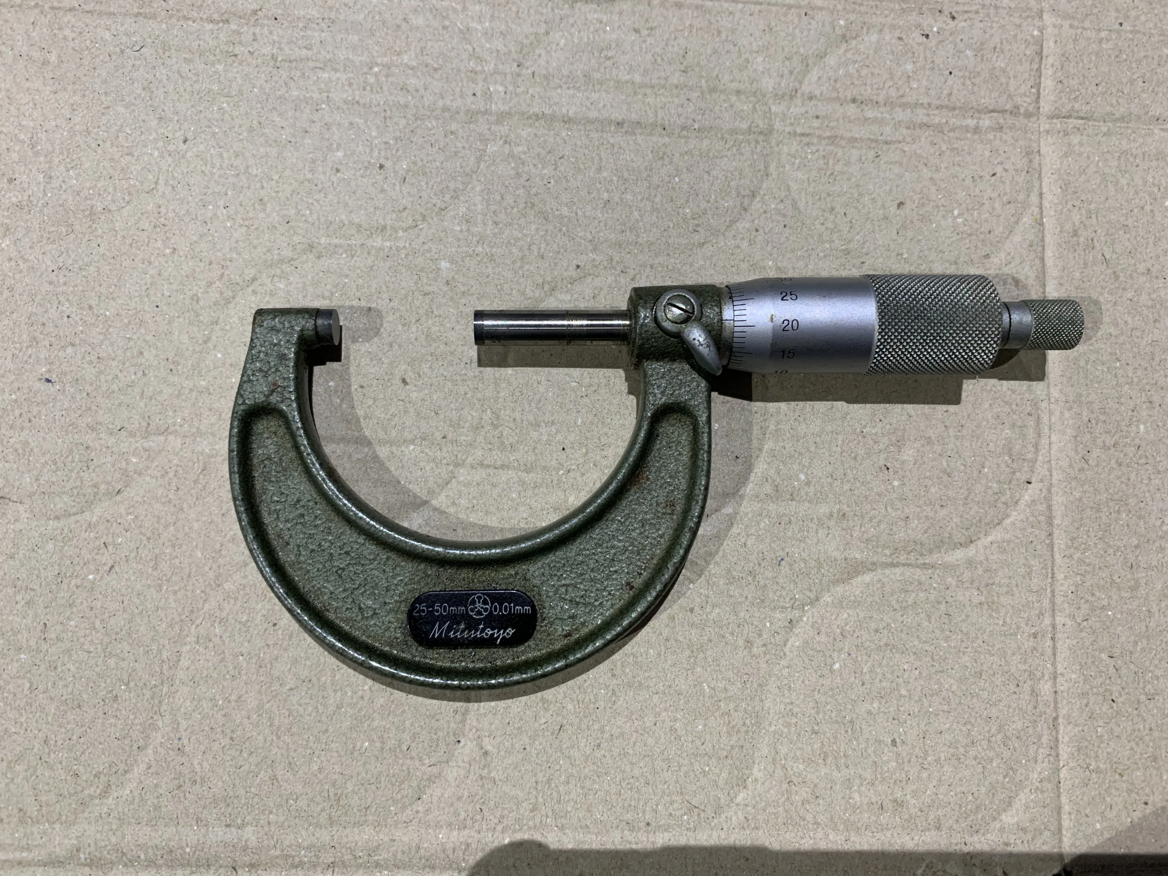 ミツトヨ/三豊製作所 外側マイクロメーター 25-50mm (0.01mm) / MITUTOYO Outside Micrometer 25-50mm (0.01mm) TX230037