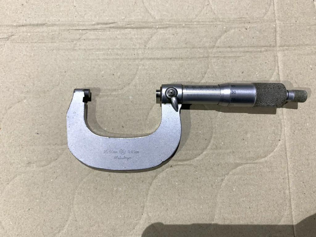 ミツトヨ/三豊製作所 外側マイクロメーター 25-50mm (0.01mm) / MITUTOYO Outside Micrometer 25-50mm (0.01mm) TX230038