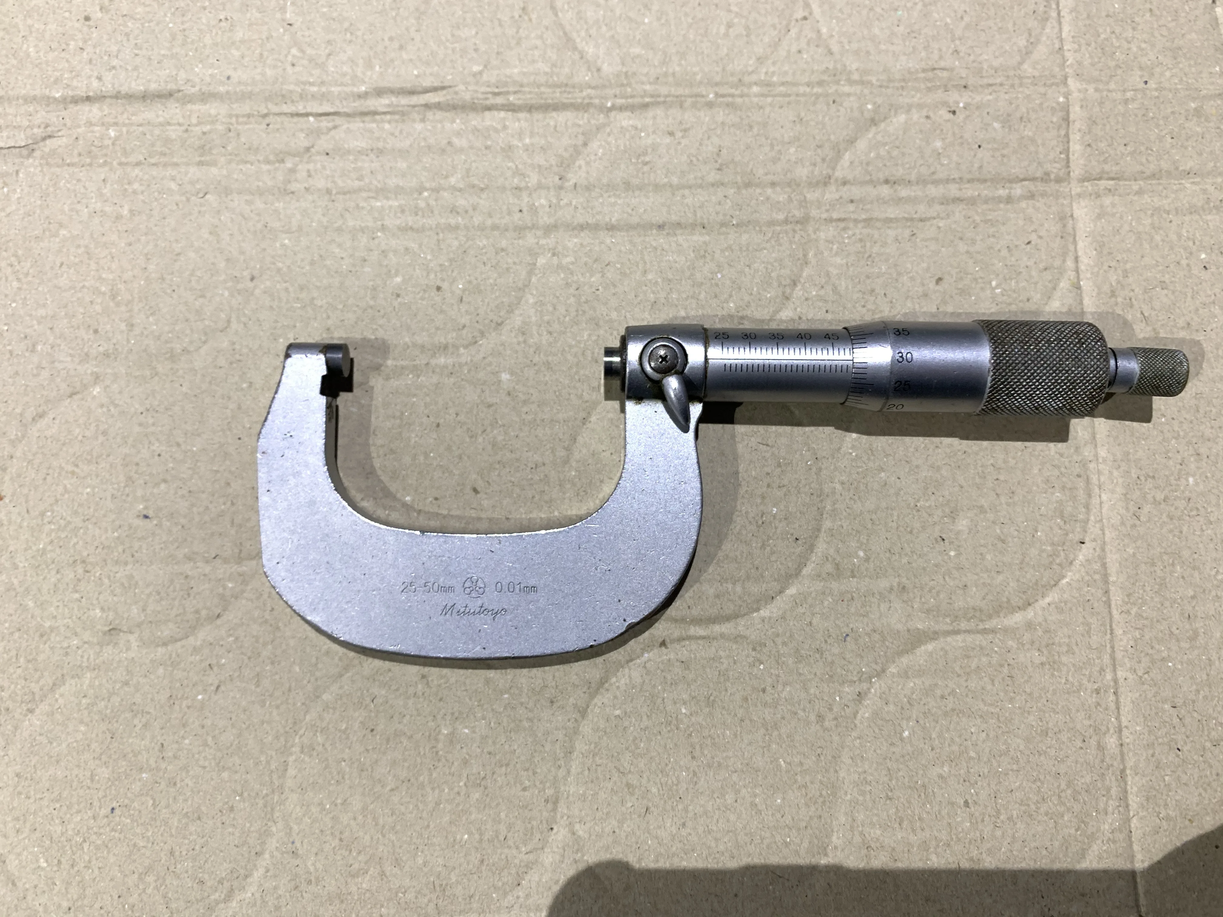 ミツトヨ/三豊製作所 外側マイクロメーター 25-50mm (0.01mm) / MITUTOYO Outside Micrometer 25-50mm (0.01mm) TX230038