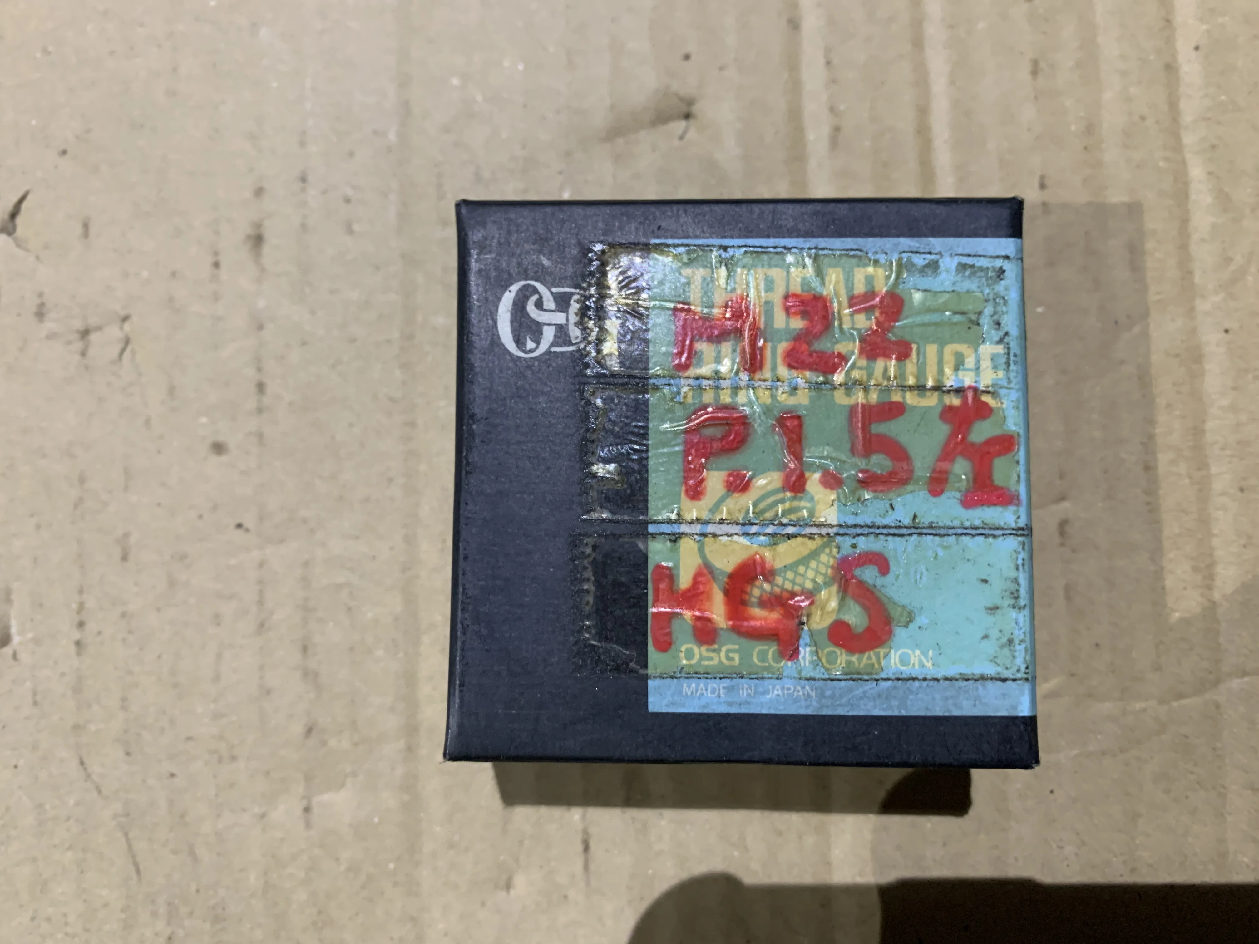 OSG/オーエスジー リングゲージ M22P1.5 GRII （左） / OSG Ring Gauge M22P1.5 GRII （左） TX230056