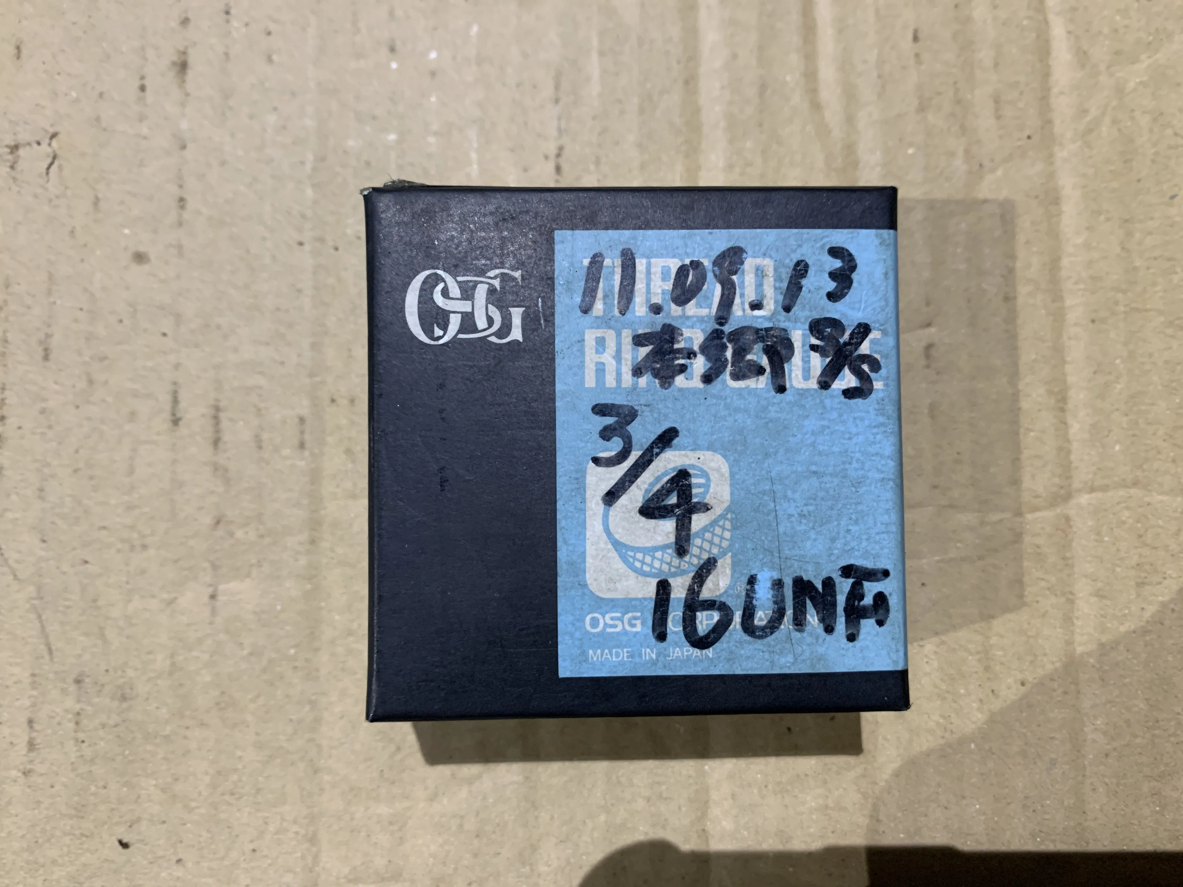 OSG/オーエスジー リングゲージ WR 3/4-16UNF 2A （セット） / OSG Ring Gauge WR 3/4-16UNF 2A （セット） TX230057