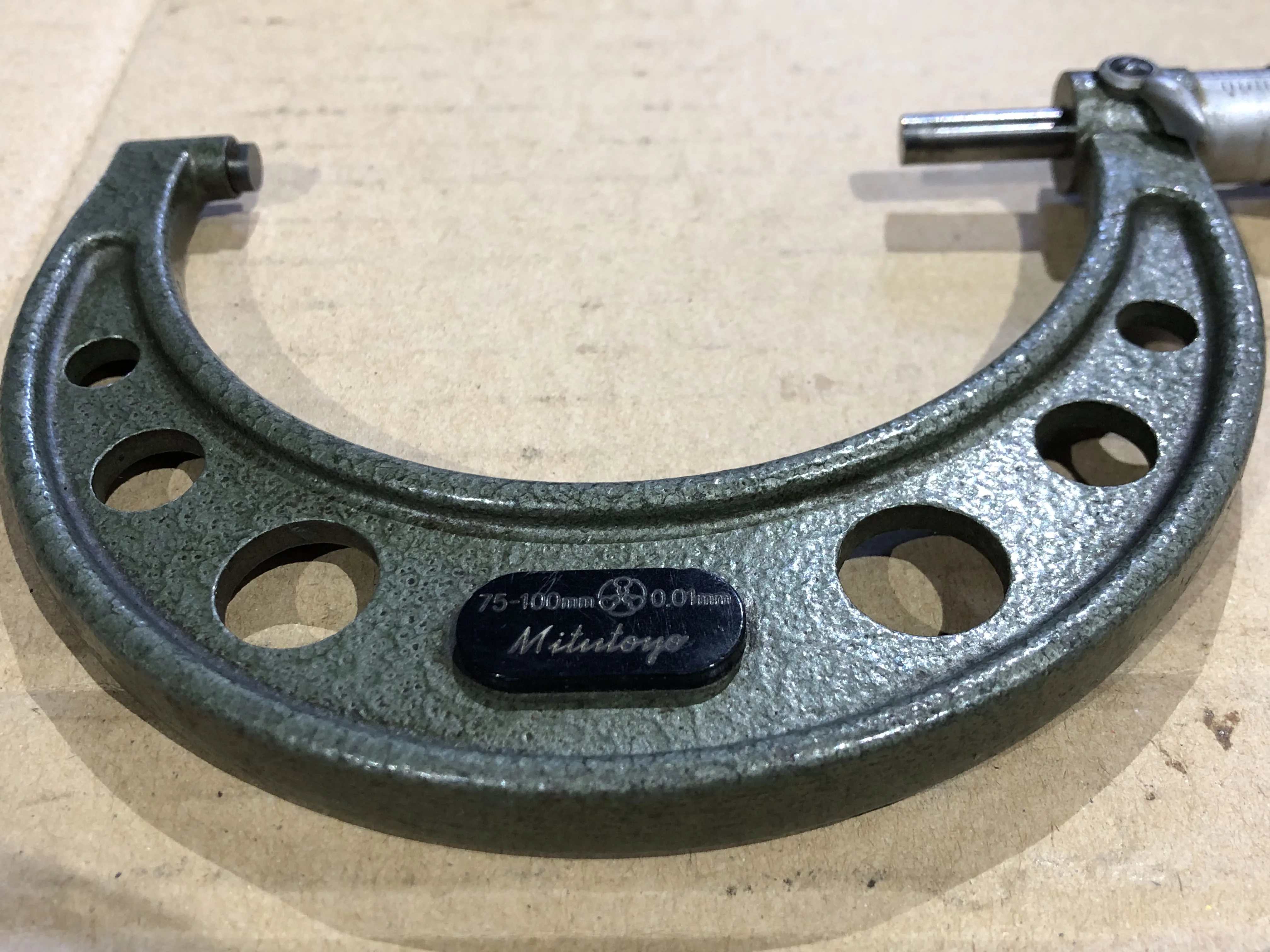 ミツトヨ/三豊製作所 外側マイクロメーター 75～100mm / MITUTOYO Outside Micrometer 75～100mm TX230062