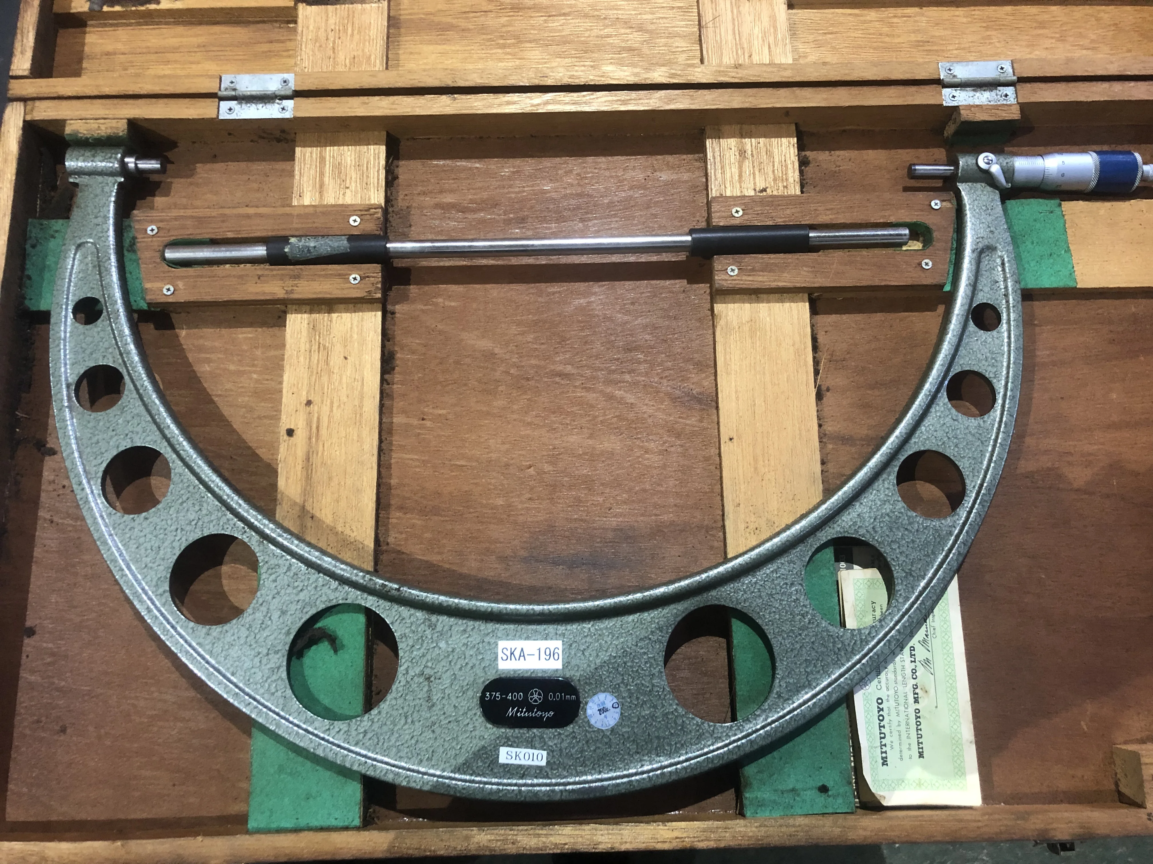 ミツトヨ/三豊製作所 外側マイクロメーター 375-400 / MITUTOYO Outside Micrometer 375-400 TX230117