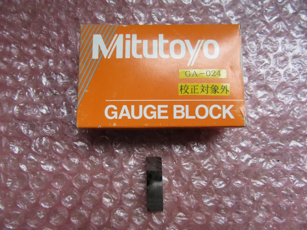 ミツトヨ/三豊製作所 ブロックゲージ 4mm / MITUTOYO Gauge Block 4mm TX230127