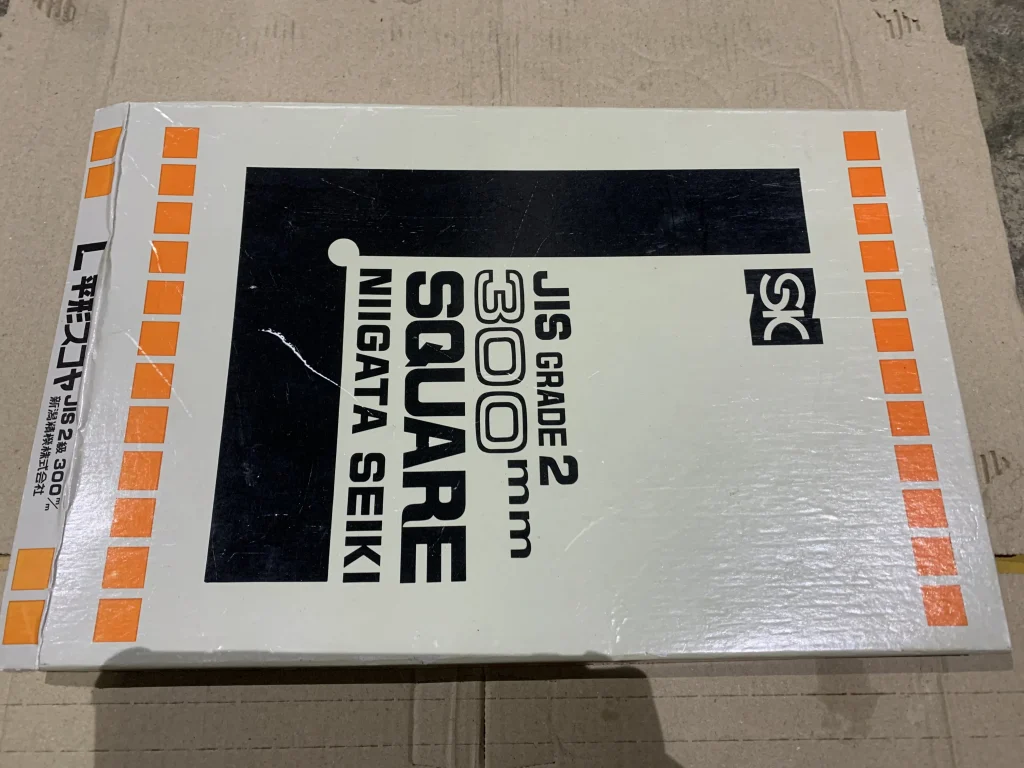 新潟精機 SK スコヤ JIS2級300mm（L平形） / NIIGATA SEIKI Square JIS2級300mm（L平形） TX230138