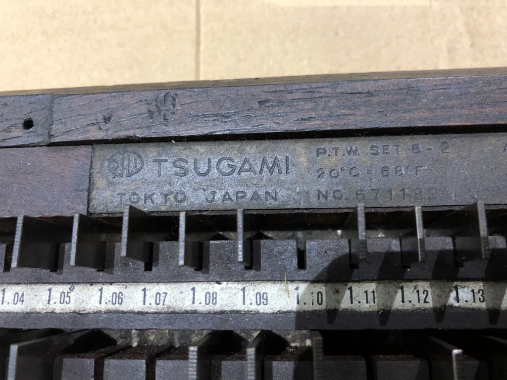 ツガミ/津上 ブロックゲージ P.T.W SETB-2 （1.005～100mm） / TSUGAMI CORPORATION Gauge Block P.T.W SETB-2 （1.005～100mm） TX230159