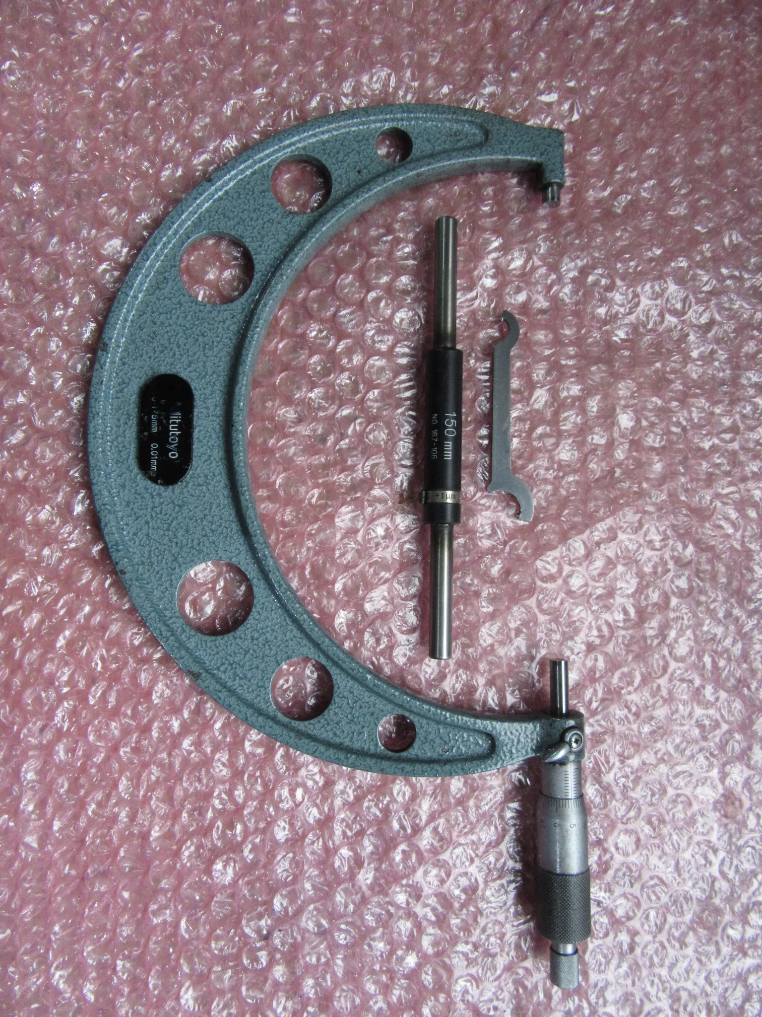 ミツトヨ/三豊製作所 外側マイクロメーター 測定範囲：150-175mm(0.01mm) / MITUTOYO Outside Micrometer 測定範囲：150-175mm(0.01mm) TX230181