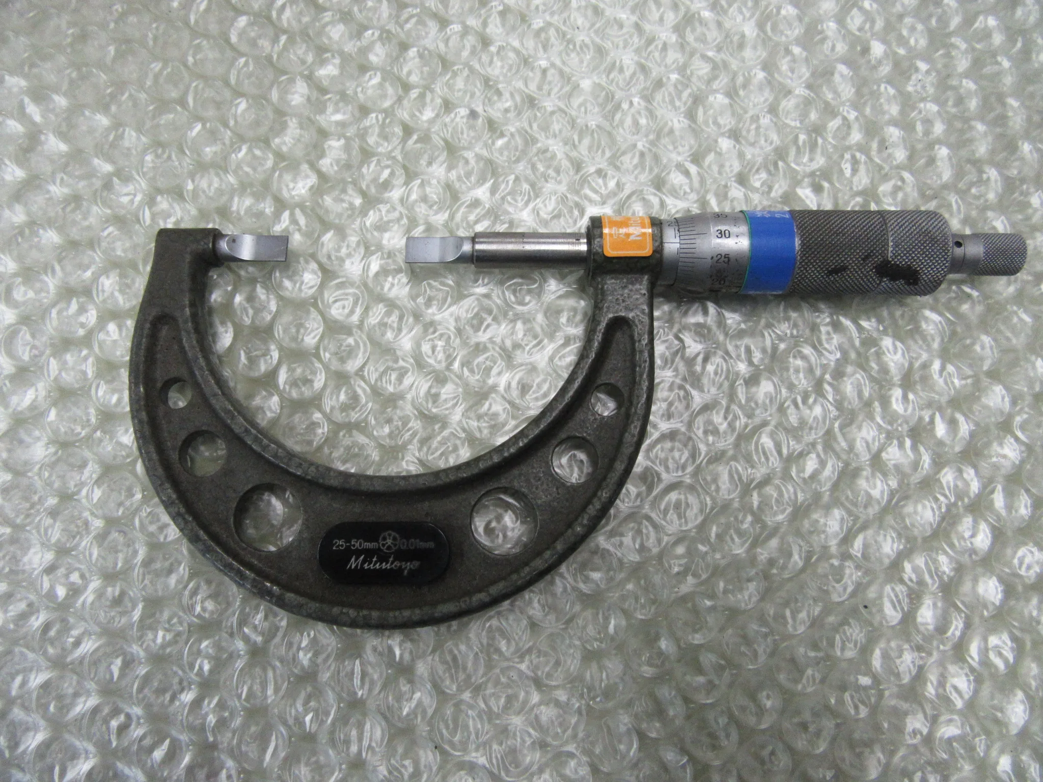 ミツトヨ/三豊製作所 外側マイクロメーター 25-50mm(0.01mm) / MITUTOYO Outside Micrometer 25-50mm(0.01mm) TX230240
