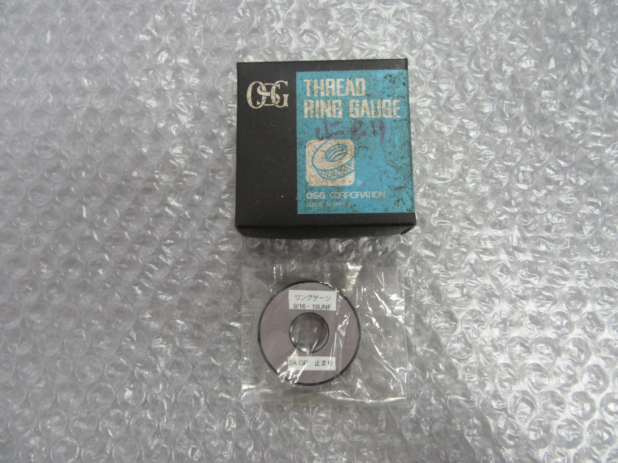 OSG/オーエスジー リングゲージ 9/16-18UNF 2A / OSG Ring Gauge 9/16-18UNF 2A TX230312
