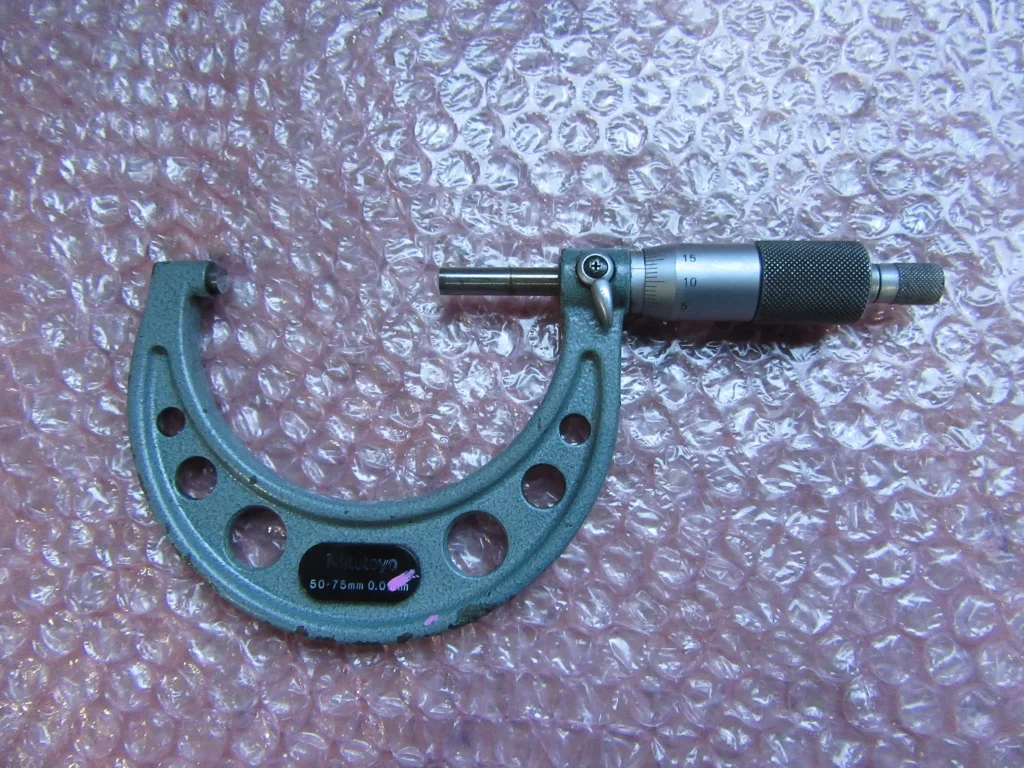 ミツトヨ/三豊製作所 外側マイクロメーター 測定範囲:50-75mm 目量:0.01mm / MITUTOYO 測定範囲:50-75mm 目量:0.01mm TX240009