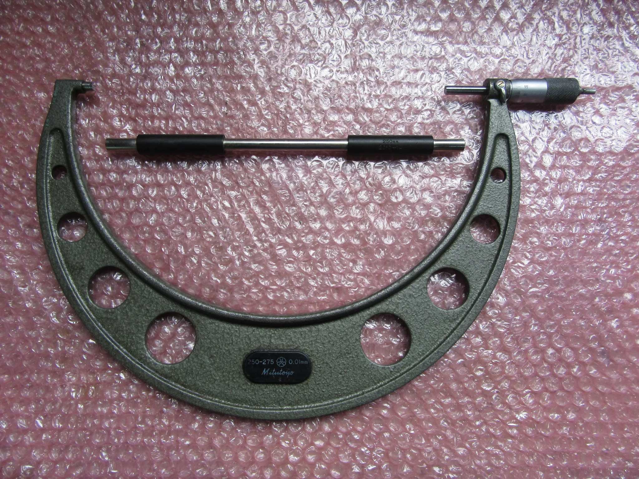 ミツトヨ/三豊製作所 外側マイクロメーター 測定範囲：250-275mm(0.01mm) / MITUTOYO 測定範囲：250-275mm(0.01mm) TX240066