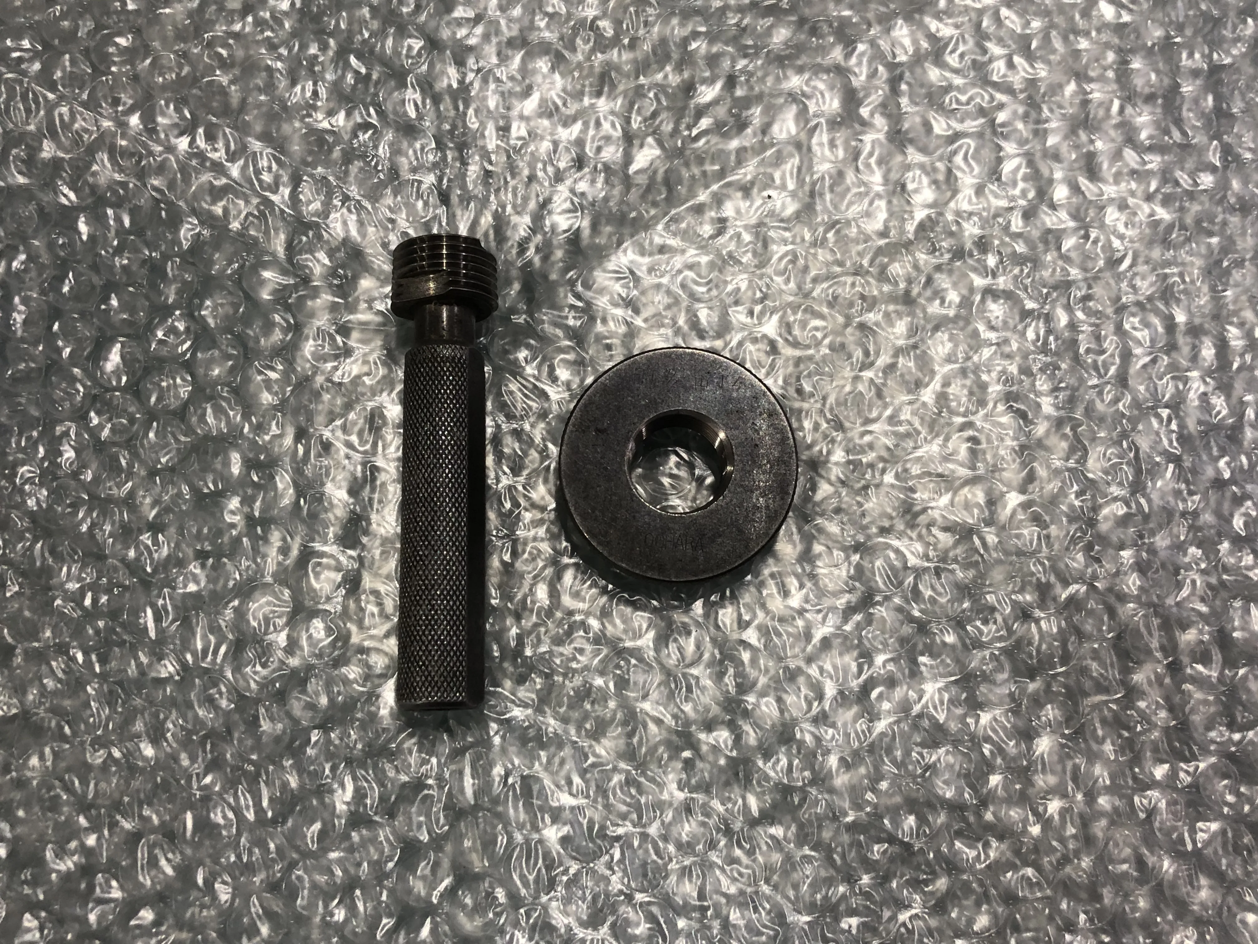 郷原精機 GSK 管用テーパねじプラグリングゲージセット PT1/2 山14 60-400 / GOHHARA GSK PT1/2 山14 60-400 TX240108