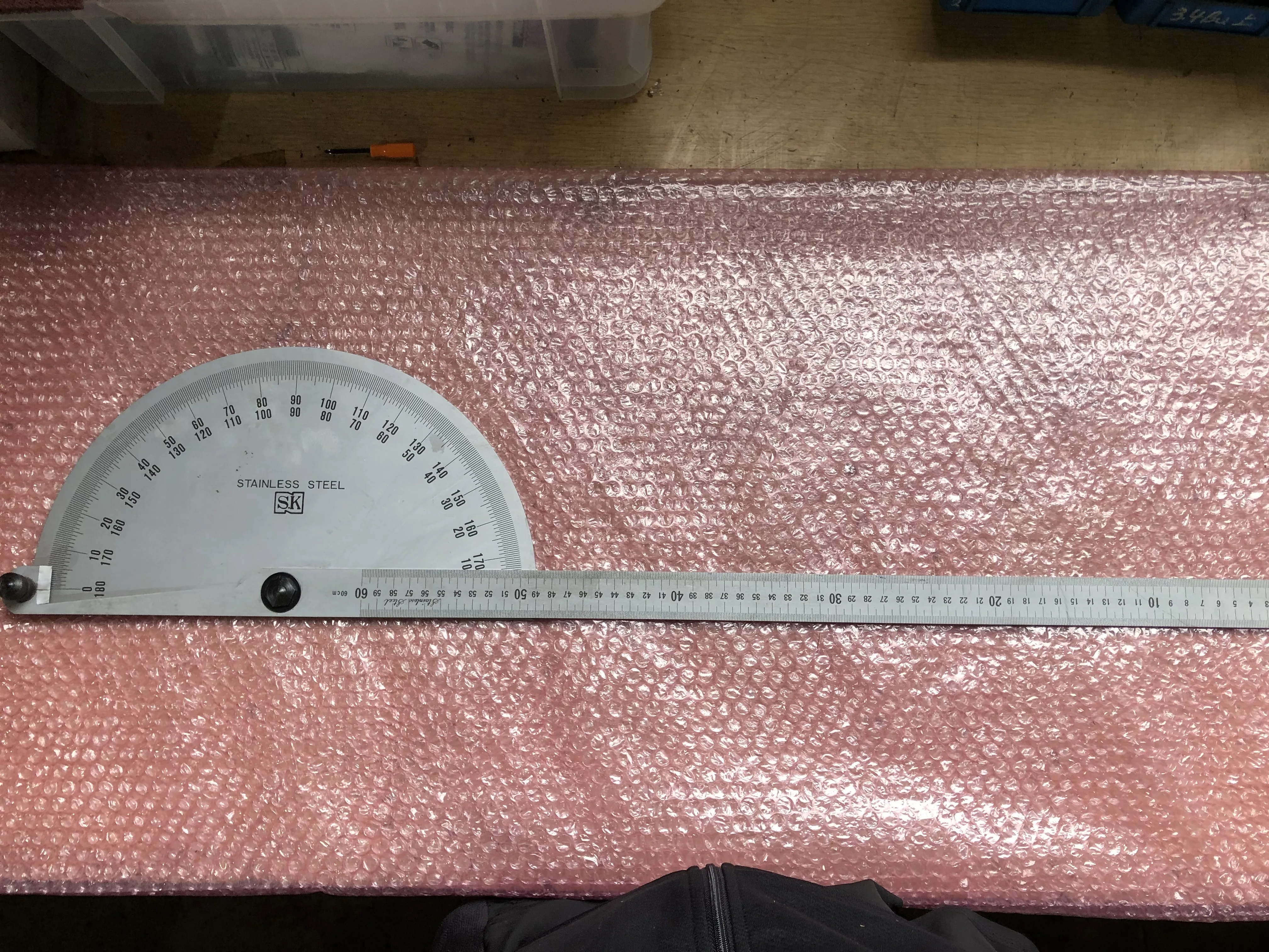 新潟精機 SK プロトラクター（分度器） 60cm / NIIGATA SEIKI 60cm TX240212