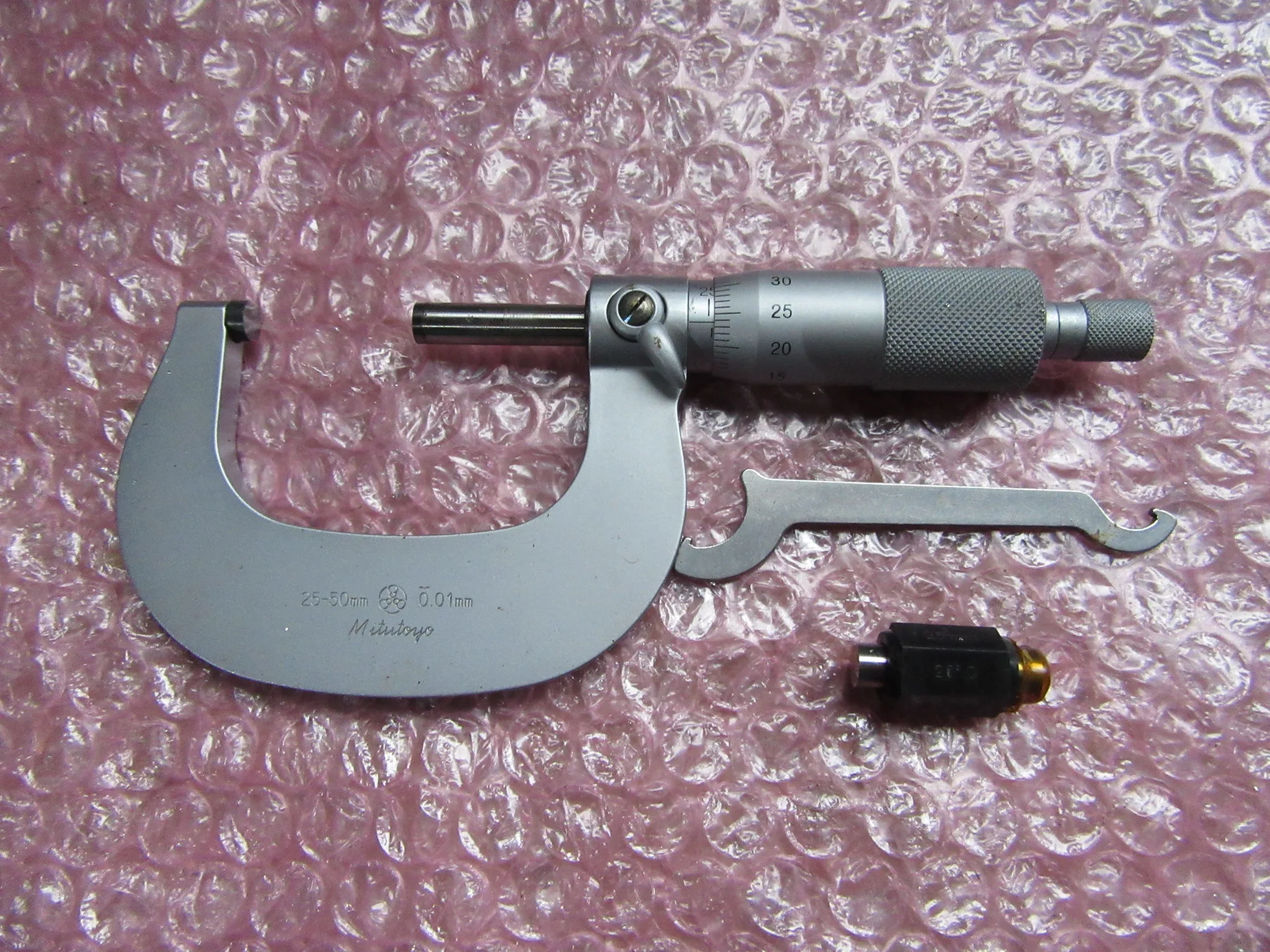 ミツトヨ/三豊製作所 外側マイクロメーター 25-50ｍｍ(0.01ｍｍ） / MITUTOYO Outside Micrometers 25-50ｍｍ(0.01ｍｍ） TX250098