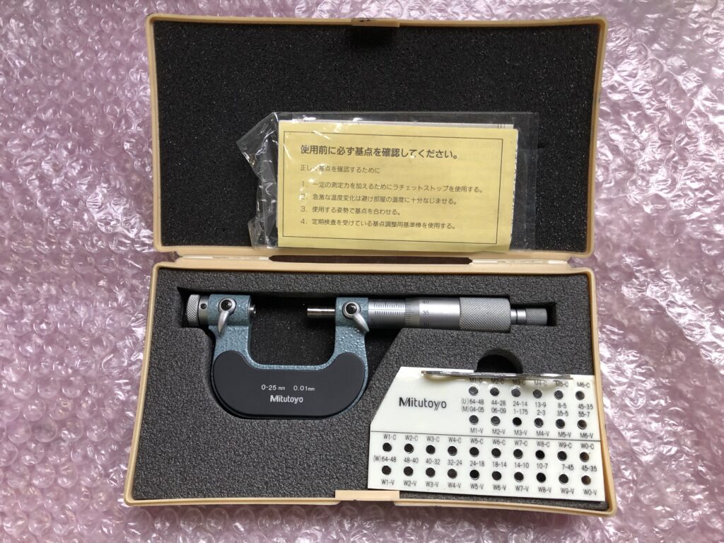 替駒式ねじマイクロメーター