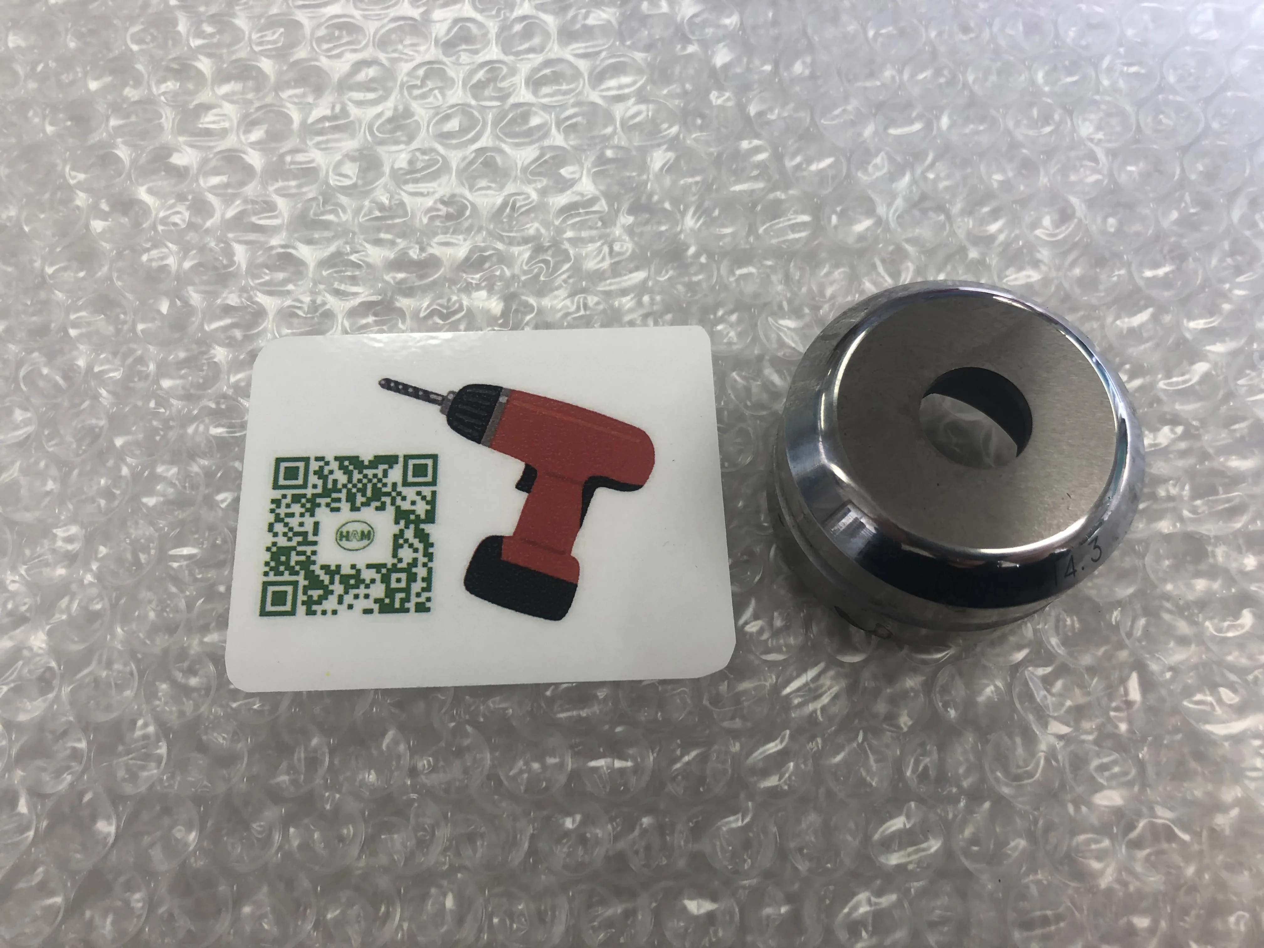 コニック タレパン金型（ダイ） 14.3 / CONIC Turret Punch Die 14.3 TZ210005