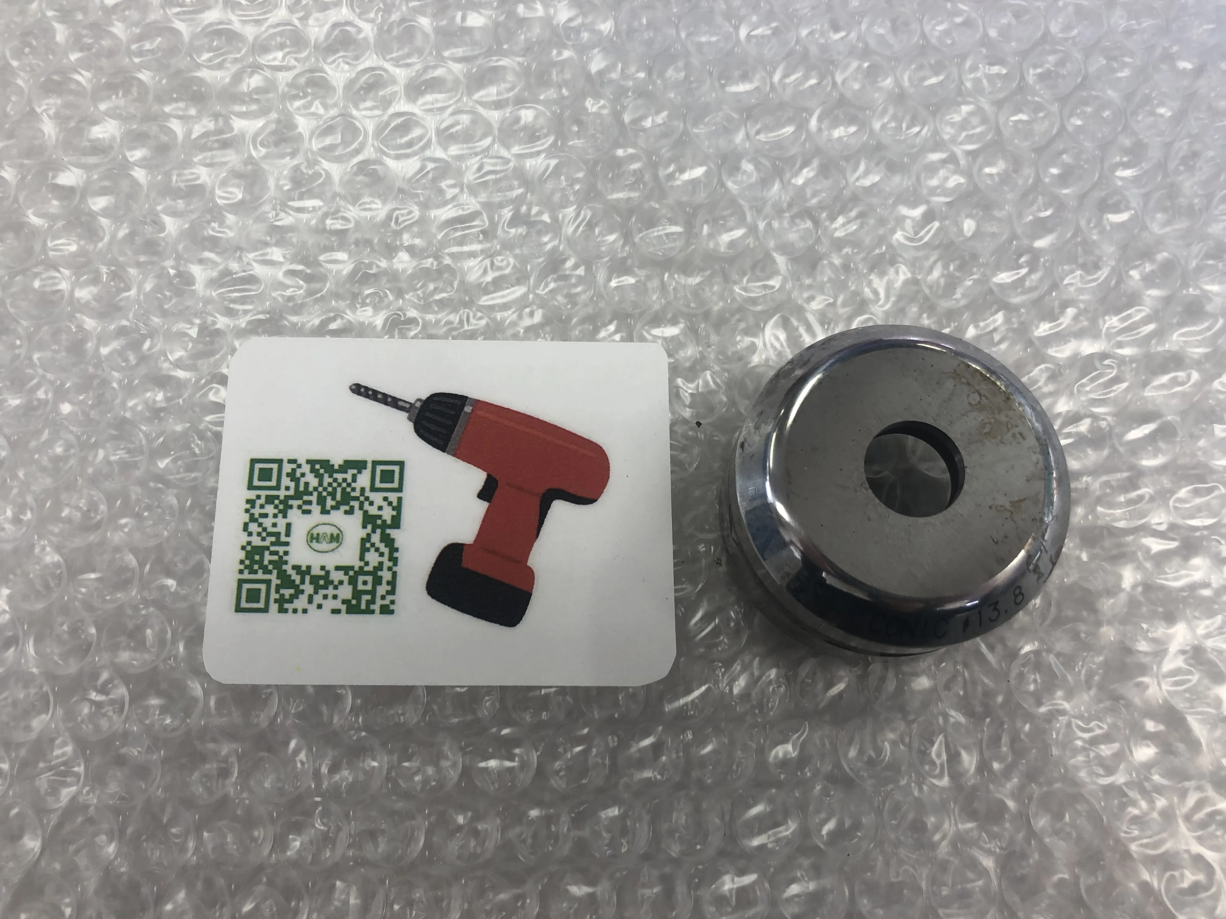 コニック タレパン金型（ダイ） 13.8 / CONIC Turret Punch Die 13.8 TZ210009
