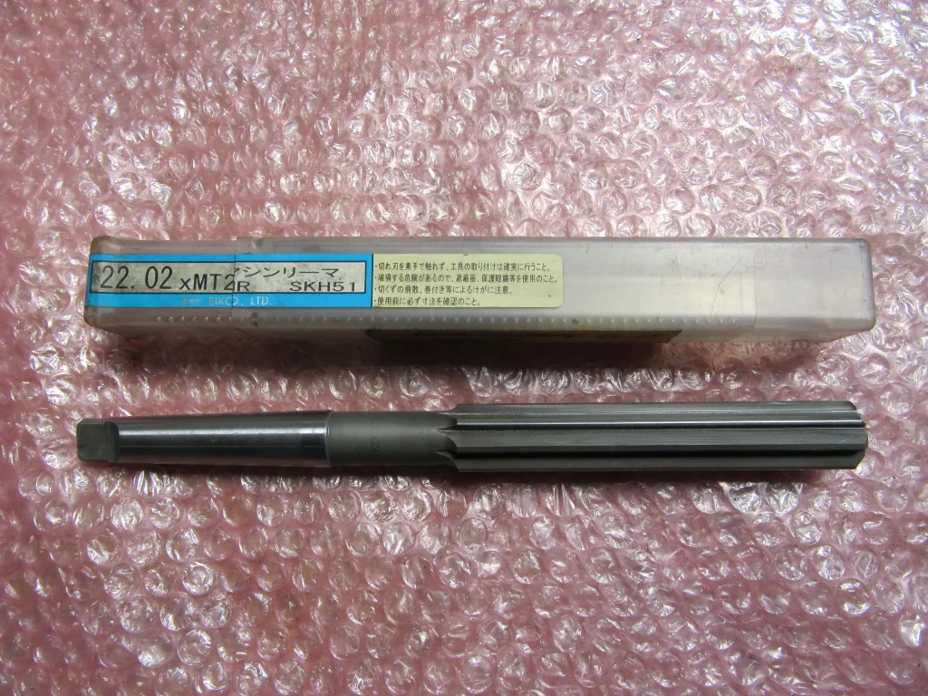 栄工舎 リーマ 22.02(SKH51)MT2 / EIKOSHA Machine Reamer 22.02(SKH51)MT2 TL230055