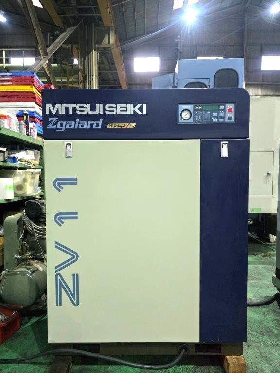 三井精機/11kwｽｸﾘｭｰｺﾝﾌﾟﾚｯｻｰ/ZV11AS5-R/2016年