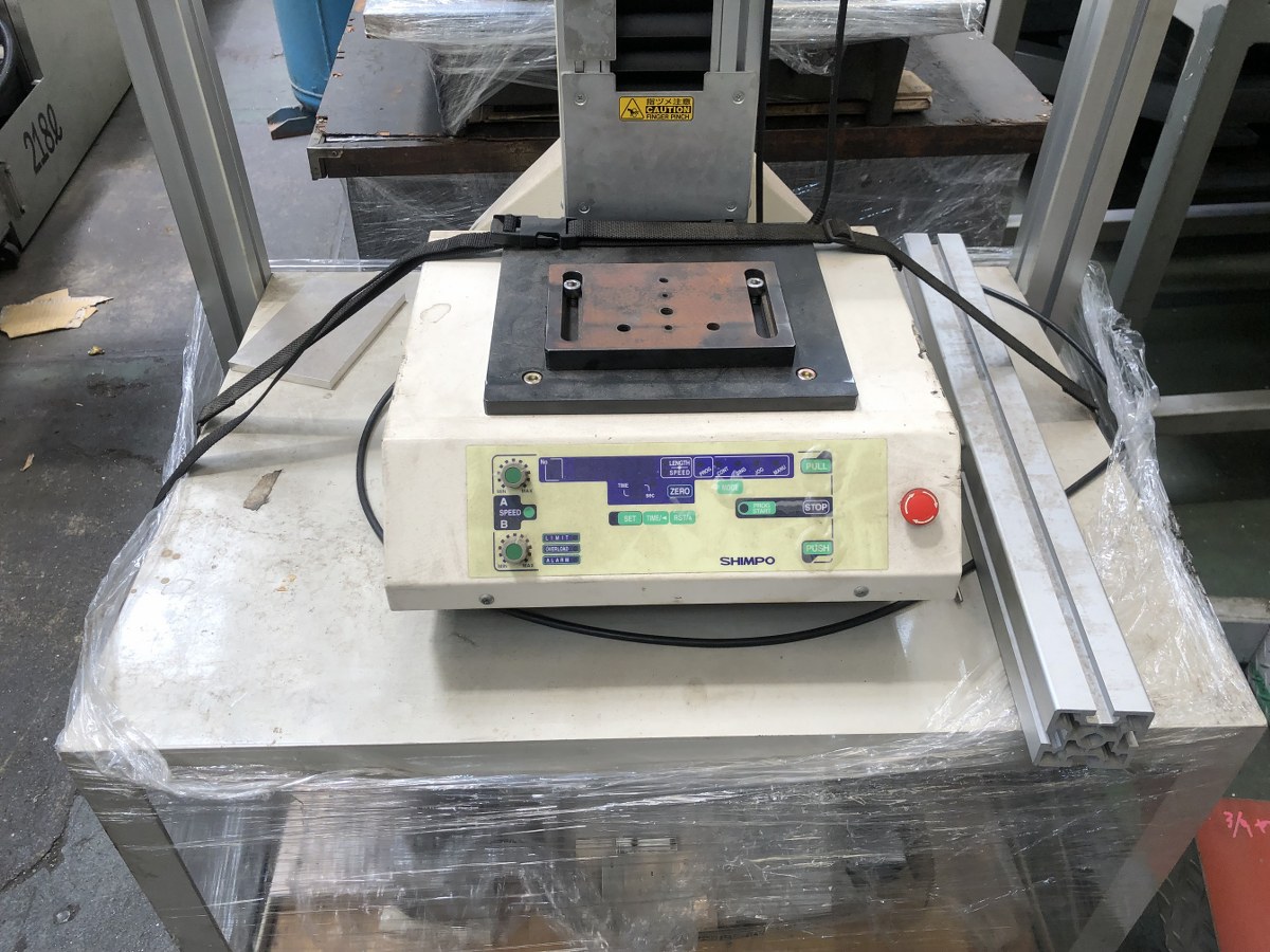 NIDEC SHIMPO Motorized High-Load Test Stand FGS-250PV-H Control Panel