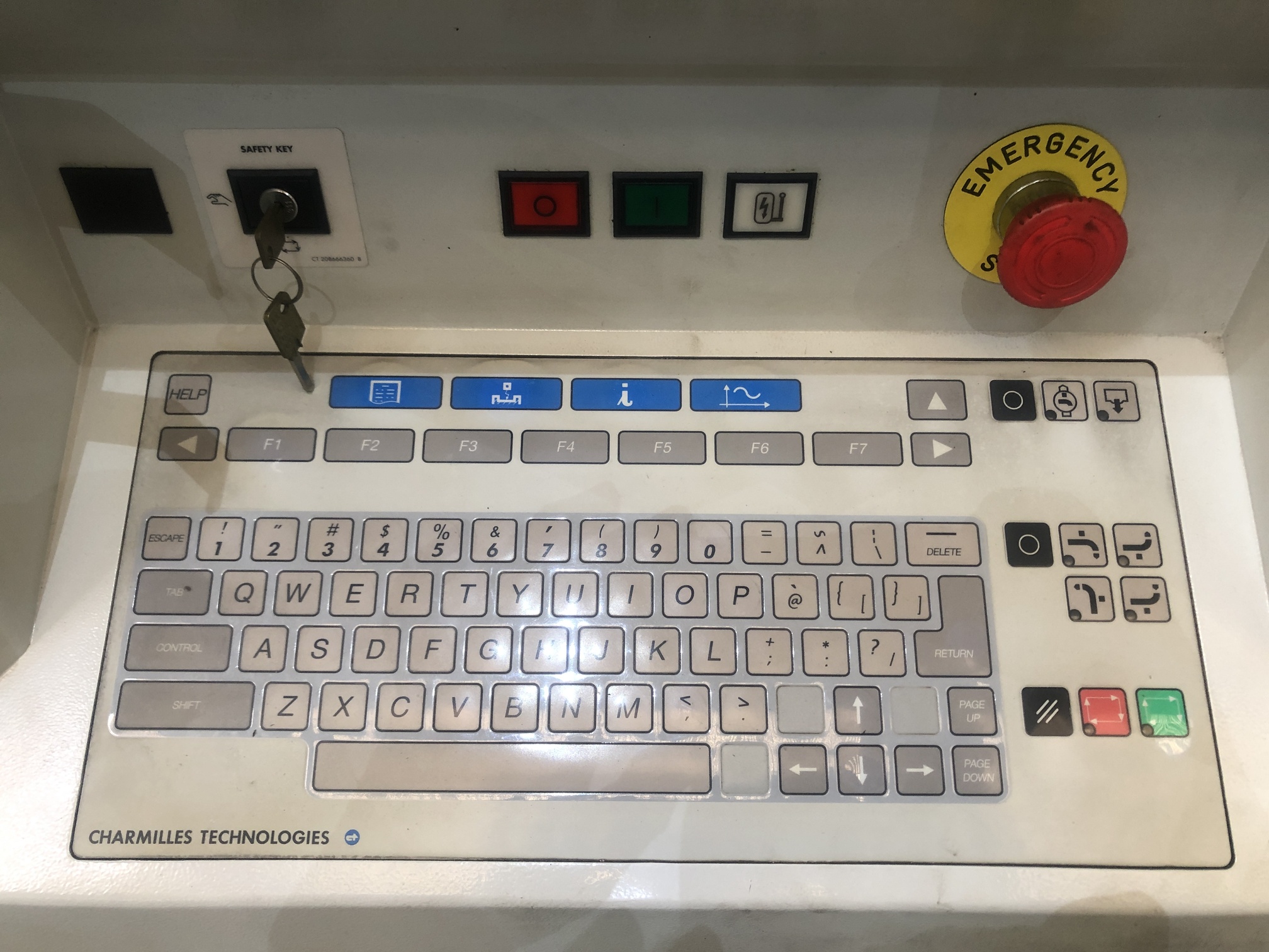 AGIE CHARMILLES ROBOFORM23 EDM machine control panel